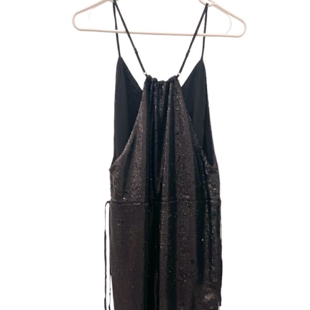 NEW Free People Black Sequins Jumpsuit.Size XS - Picture 7 of 15